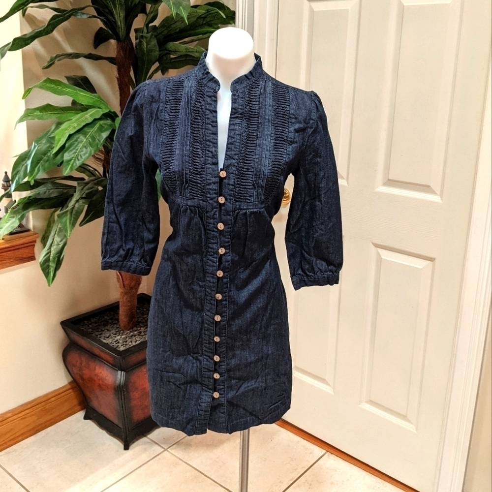 Esley Women's Denim Midi Dress Size Medium